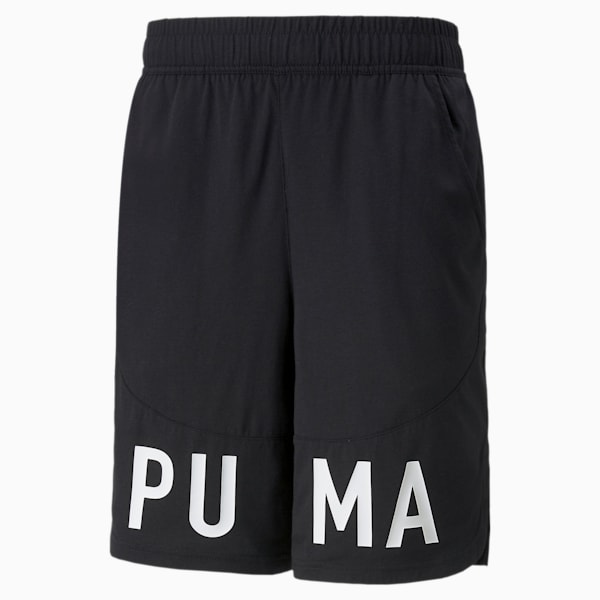 Logo 9" Men's Training Shorts, Puma Black